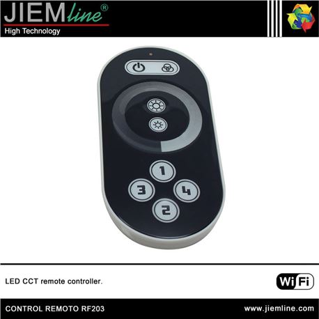 CONTROL REMOTO MONOCOLOR WIFI 2,4 Ghz - CONTROL REMOTO RF203