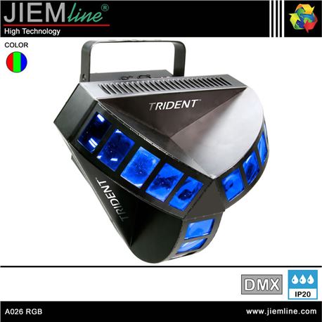 CABEZA TRIDENT LED RGB - DMX 20W - A026 RGB