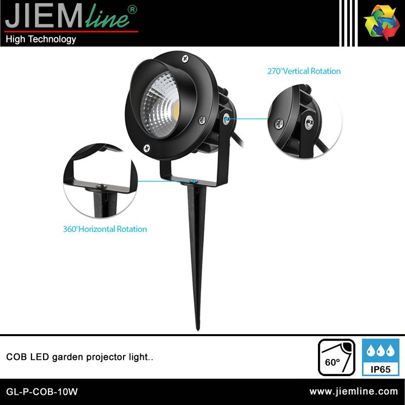 LUMINARIA LED JARDIN AMBAR 10W
