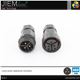 CONECTOR MALE / FEMALE 3 PINS IP68 - M19-3-2
