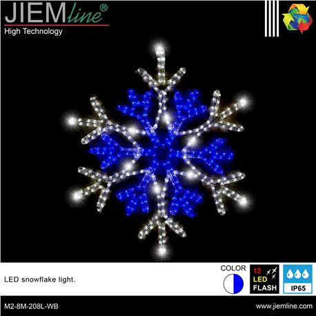 COPO NIEVE 2D LED WB 60X60 cm - M2-8M-208L-WB