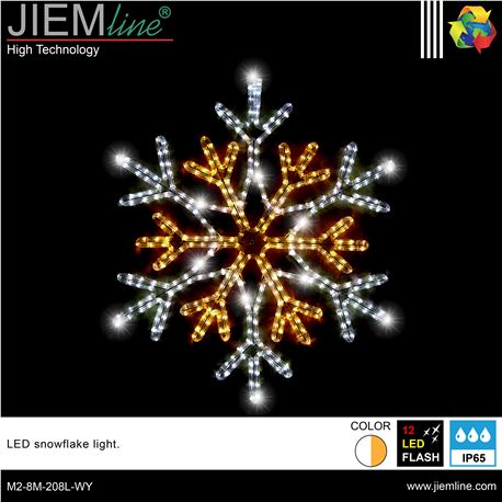 COPO NIEVE 2D LED WY 60X60 cm - M2-8M-208L-WY