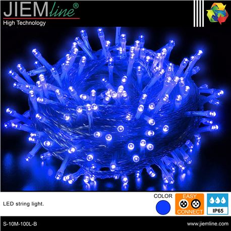GUIRNALDA LED AZUL 10m / 100 Leds - S-10M-100L-B