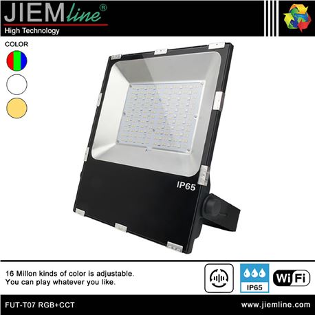 PROYECTOR SLIM LED RGB+CCT 100W WIFI 2,4 Ghz - FUT-T07 RGB+CCT-1