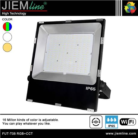 PROYECTOR SLIM LED RGB+CCT 200W WIFI 2,4 Ghz - FUT-T08 RGB+CCT-1