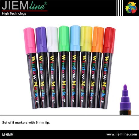 SET 8 ROTULADORES PUNTA 6 mm - M-6MM