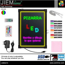 PIZARRA LED 50X70 cm IrDA - LWB5070-1