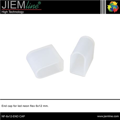 TAPÓN FINAL LED NEÓN FLEX 6x12 mm - NF-6X12-END CAP