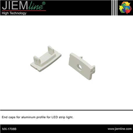 TAPAS PERFIL ALUMINIO - MX-1708B-EC