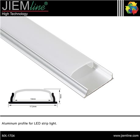 PERFIL ALUMINIO FLEX 2,5 m - MX-1704