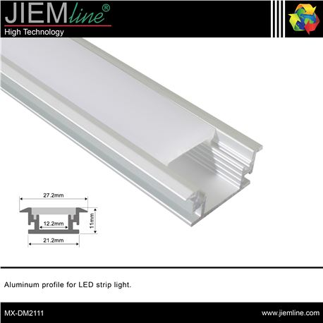 PERFIL ALUMINIO SUELO 2,5 m - MX-DM2111