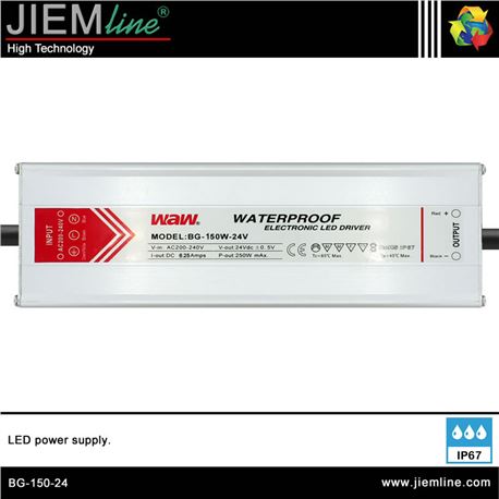 FUENTE ALIMENTACIÓN 150W 24V DC IP67 - BG-150-24