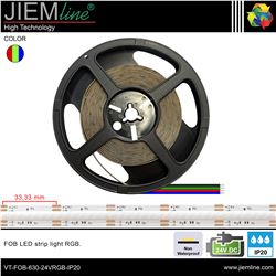 TIRA FOB LED RGB 24V DC IP20 5m - VT-FOB-630-24VRGB-IP20