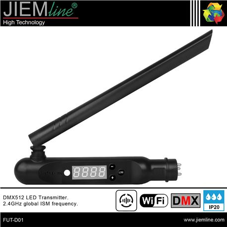 TRANSMISOR LED DMX512 ~ WiFi 2,4 Ghz - FUT-D01-1