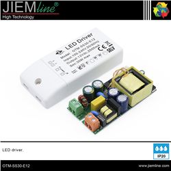 LED DRIVER 30W / 12V DC IP20 - OTM-SS30-E12