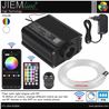 KIT FIBRA ÓPTICA LED RGBW 16W RF/BLUETOOTH
