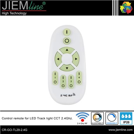 CONTROL REMOTO CCT FOCO CARRIL RF 2,4 Ghz - CR-GO-TL29-2.4G