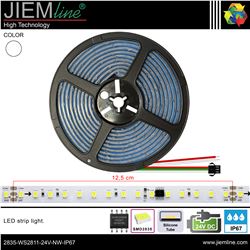 TIRA LED BLANCO NEUTRO WS2811 24V DC IP67 5m - 2835-WS2811-24V-NW-IP67