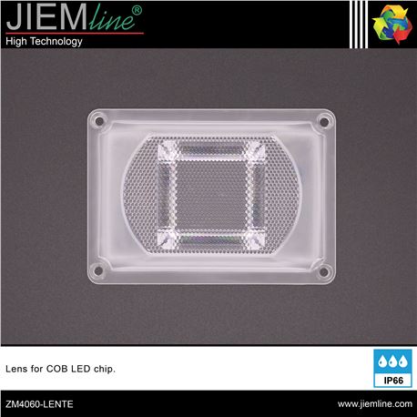 LENTE ÓPTICA IP66 PARA CHIP LED COB - ZM4060-LENTE-1