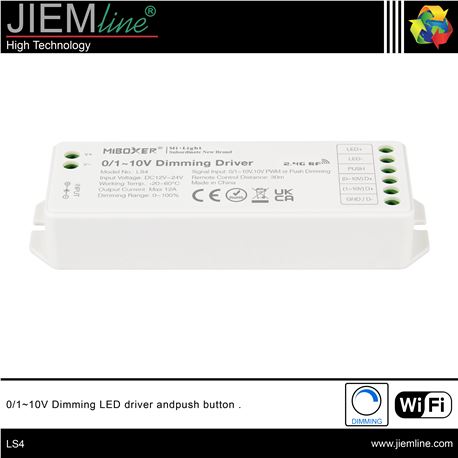 0/1~10V DIMMING DRIVER WIFI 2,4 Ghz - LS4-1