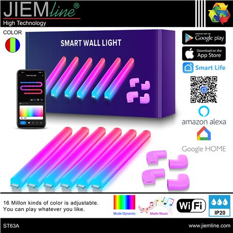 SMART GLIDE WALL LIGHT RGBIC - ST63A-1