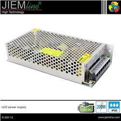 FUENTE ALIMENTACIÓN 200W 12V DC IP20 - S-200-12