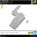 LUZ LED BLANCO CÁLIDO PARA BISAGRA DE ARMARIO