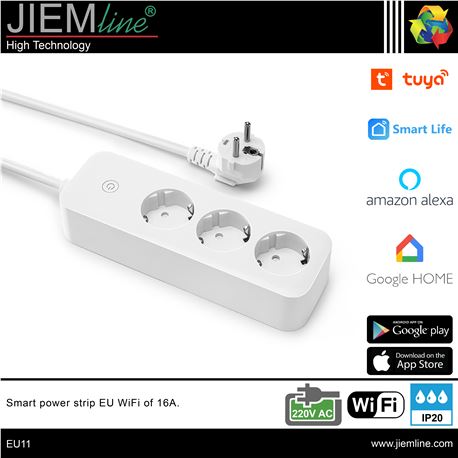 REGLETA EU INTELIGENTE WIFI 16A - EU11-1
