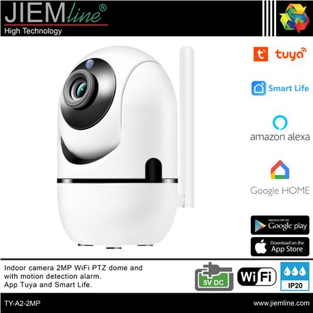 CÁMARA SEGURIDAD INTERIOR PTZ WIFI 2MP - TY-A2-2MP-1