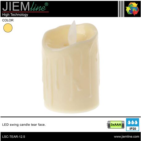 VELA LED SWING TEAR FACE 12,5 cm - LSC-TEAR-12.5-1