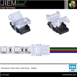 CONECTOR 4pin TIRA LED-CABLE - C-TC-4pin