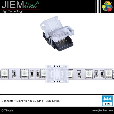 CONECTOR 4pin TIRA LED-TIRA LED - C-TT-4pin