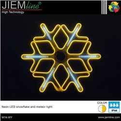 COPO NIEVE 2D NEÓN LED WY 59X59 cm - M14-WY