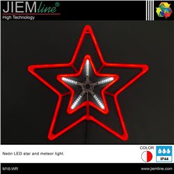ESTRELLA 2D NEÓN LED WR 57X57 cm - M16-WR