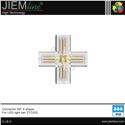 CONECTOR 3pin (X) 90º BARRA LED ZTC202