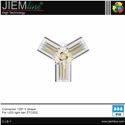 CONECTOR 3pin (Y) 120º BARRA LED ZTC202