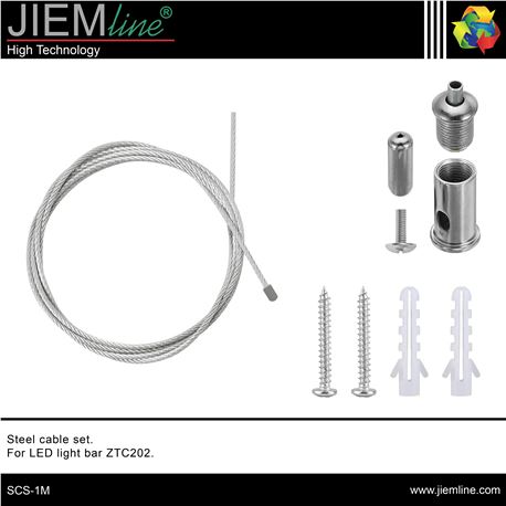 KIT SUSPENSION BARRA LED ZTC202 - SCS-1M