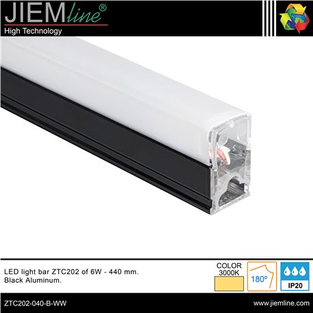 BARRA LED BLANCO CÁLIDO 6W 440 mm - ZTC202-040-B-WW