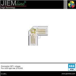 CONECTOR 3pin (L) 90º BARRA LED ZTC202 - C-LB-L-1