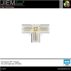 CONECTOR 3pin (T) 90º BARRA LED ZTC202 - C-LB-T-1