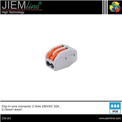 CONECTOR CLIP 2pin PARA CABLE - CW-2H