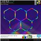 KIT HEXAGONO LED RGB 42W BARRAS 460 mm - ZTF551-046-B-RGB-1