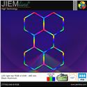 KIT HEXAGONO LED RGB 43W BARRAS 460 mm
