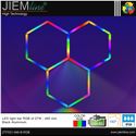 KIT HEXAGONO LED RGB 27W BARRAS 460 mm