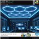 KIT HEXAGONO LED RGB 63W BARRAS 460 mm - ZTF582-046-B-RGB-2
