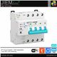 DISYUNTOR MCB INTELIGENTE DIN RAIL WIFI 1-63A 4P - TOQCB2-JWT-4C63-2