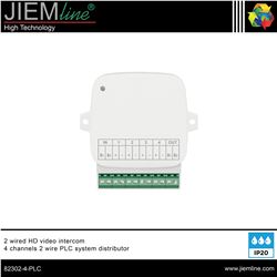 DISTRIBUIDOR 4 CANALES VIDEOPORTERO PLC - 82302-4-PLC