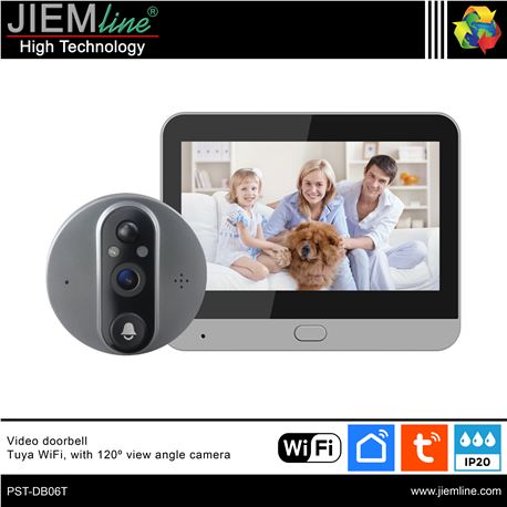 MIRILLA INTELIGENTE WIFI 2MP - PST-DB06T-1