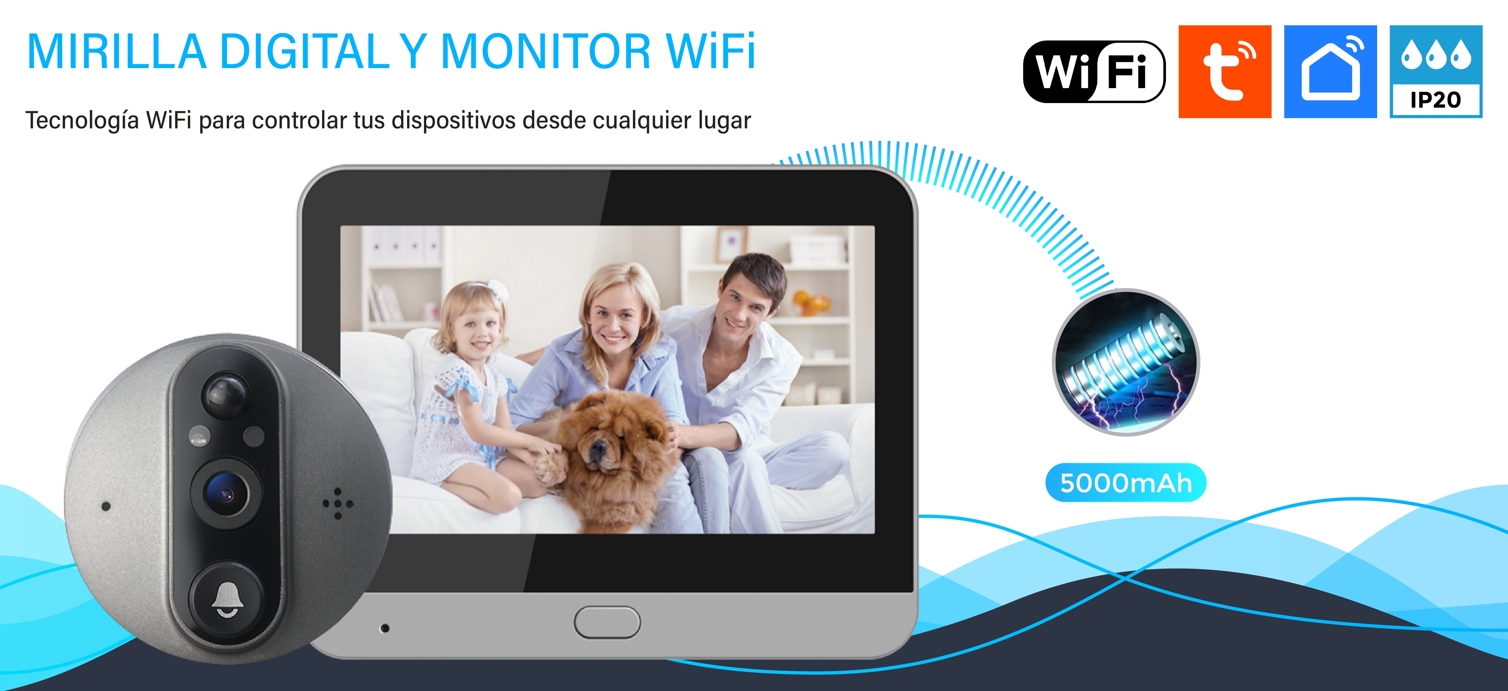 MIRILLA INTELIGENTE WIFI 2MP